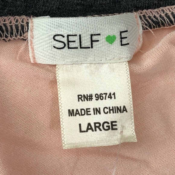 Self E Contrast Pocket Ringer Tee L - Picture 3 of 8